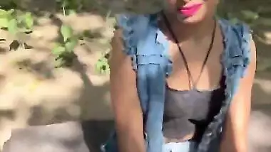 New Desi Young Girl Debut Video Straight from Forest Fun 8 Min
