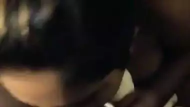 Chennai girl sucks dick and gets fuck in Tamil sex video