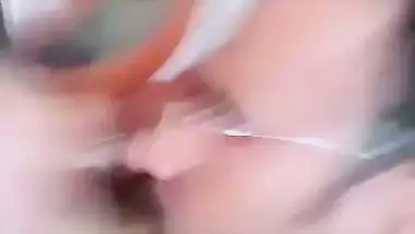 Pervert sucks his Bhabhi’s boobs and kisses her