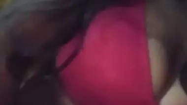 Village girl in bra fingers vaginal hole in standing