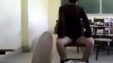 Horny coed convinces her school teacher to give her a better grade, Desi mms scandal