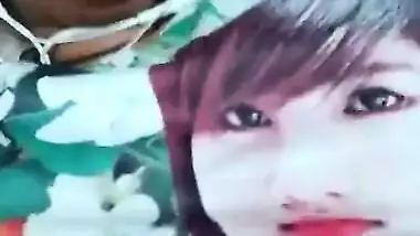 Indian Girl Showing Her Boobs and Ass on Video Call
